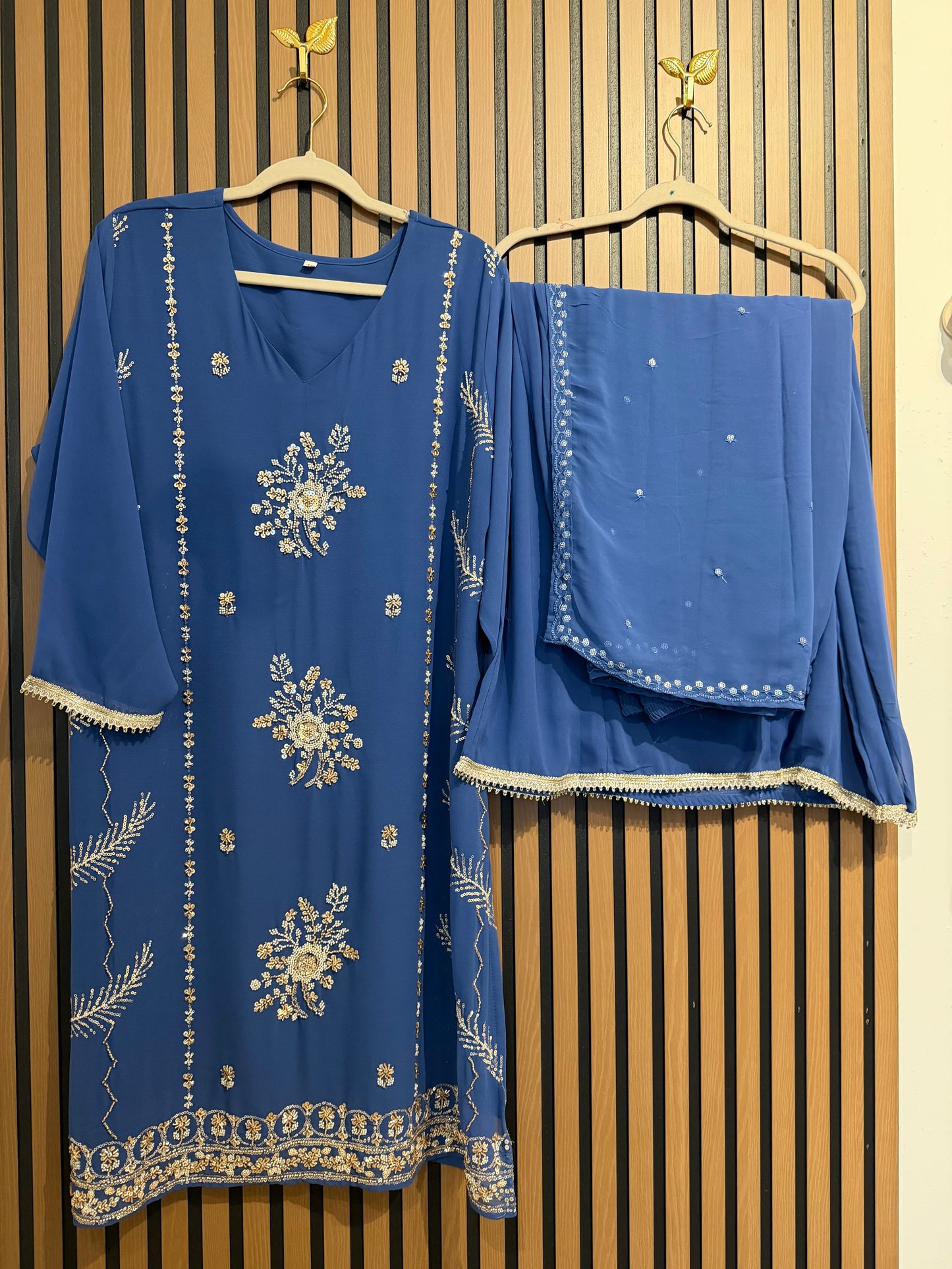 Viscose Georgette Zari Sharara