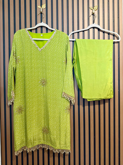 Crepe Handwork Co Ord