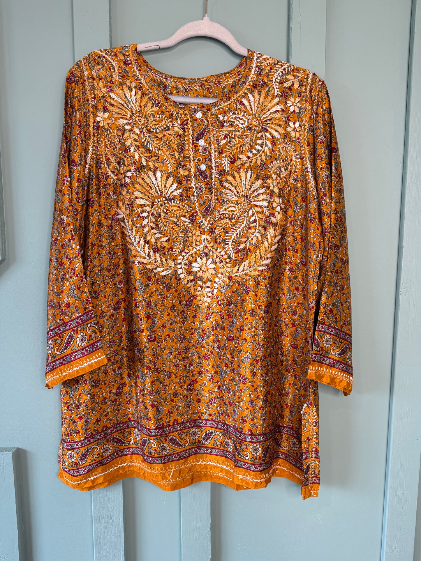 PURE CHIFFON CHINON SHORT KURTI