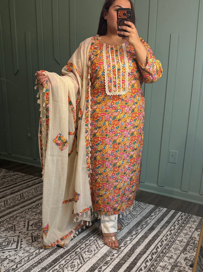 Linen Three Piece