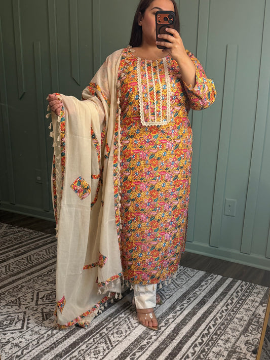 Linen Three Piece