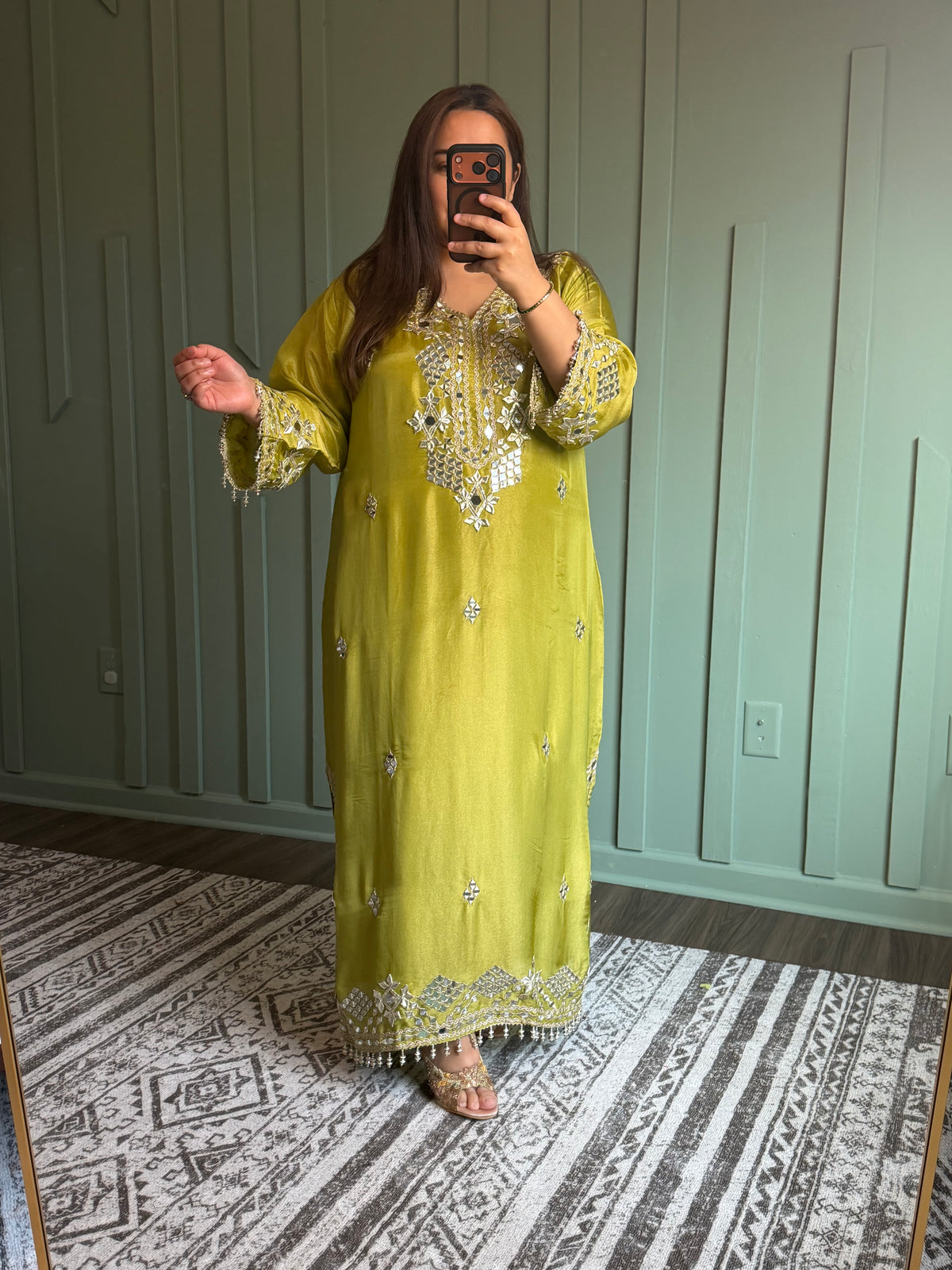 Long Phiran Three Piece