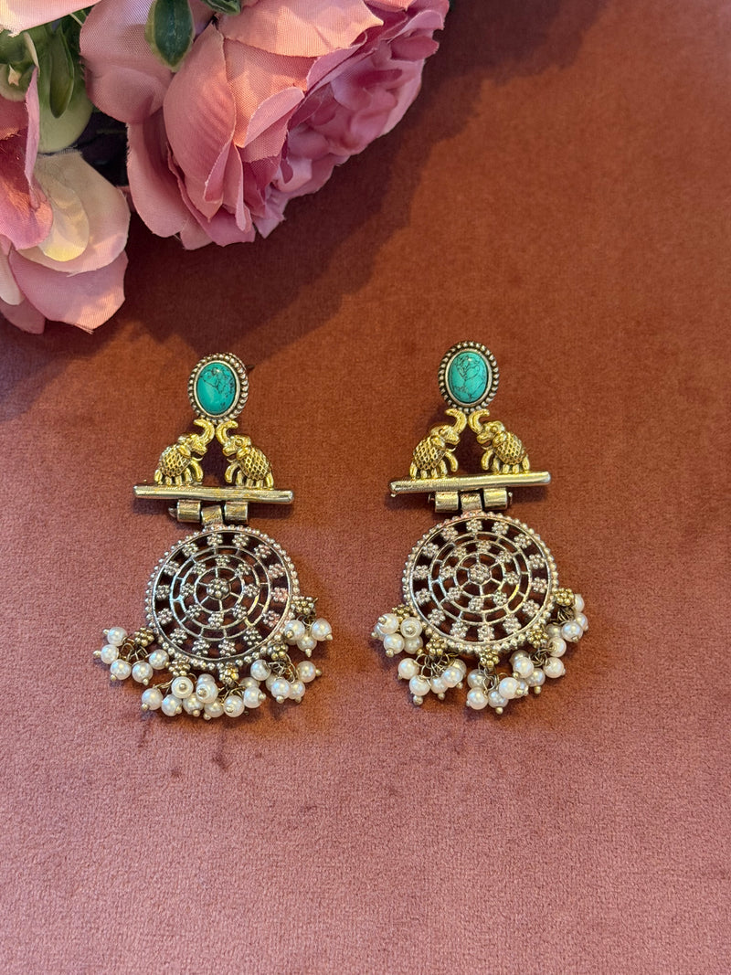 Dual tone Earring