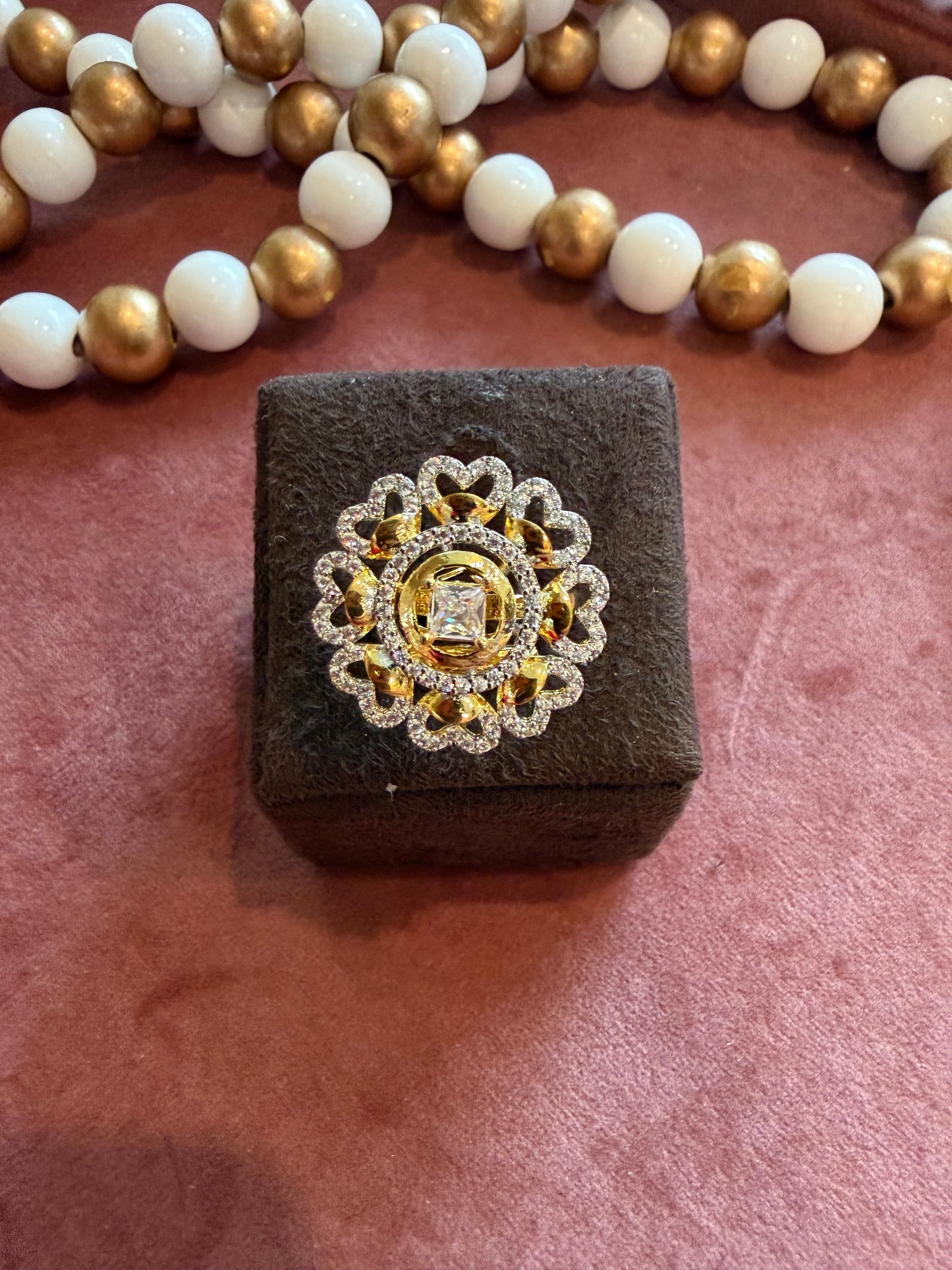 GOLD PLATED RING