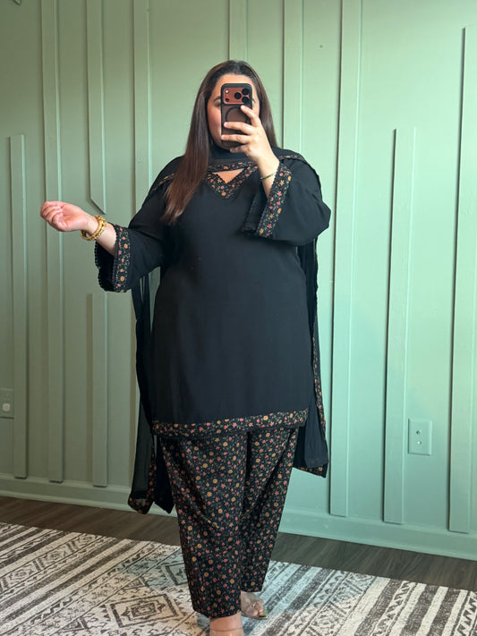 Farshi Salwar Three Piece