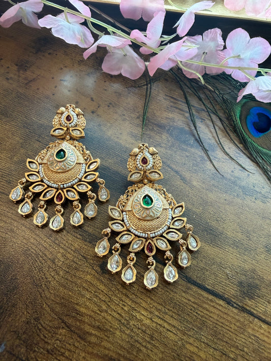 Heritage Kundan Earrings