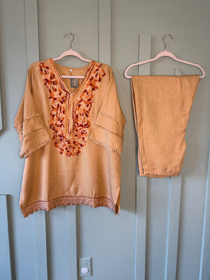 KASHMIRI MUSLIN MIX CO-ORD