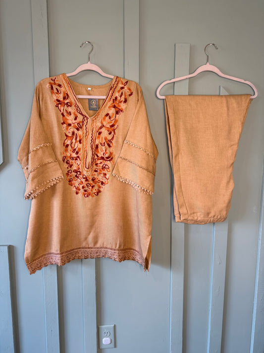 KASHMIRI MUSLIN MIX CO-ORD
