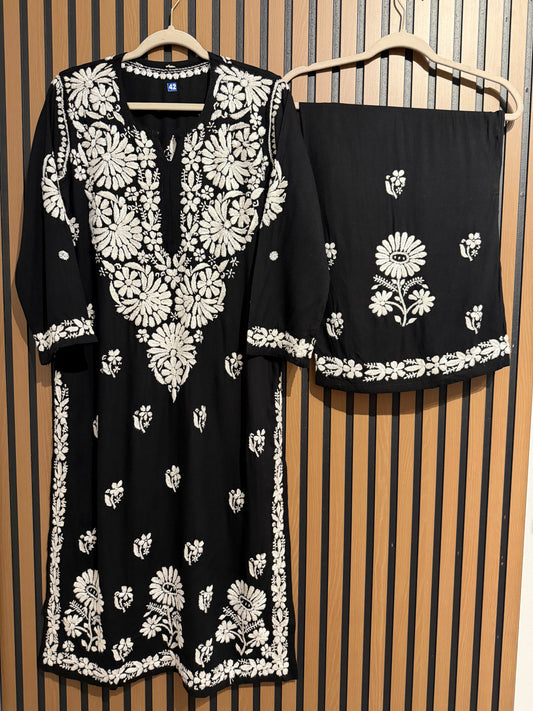 CHIKANKARI RAYON PLAZO
