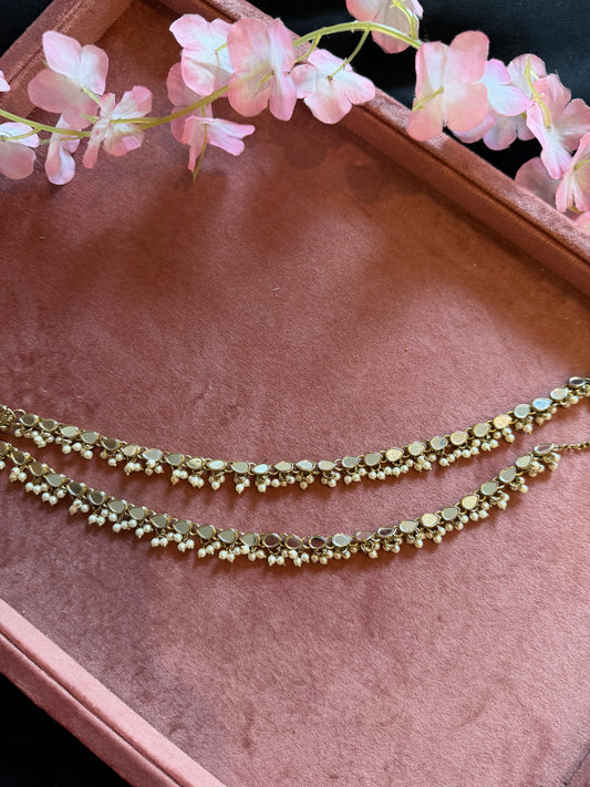 MIRROR PEARL ANKLET