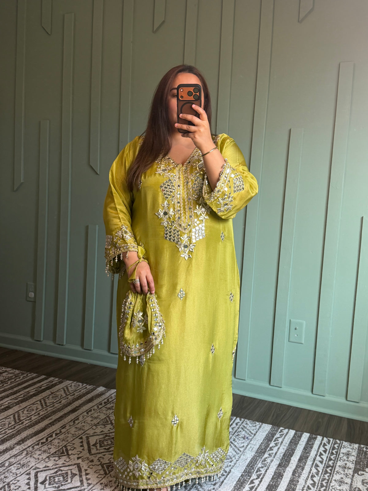 Long Phiran Three Piece