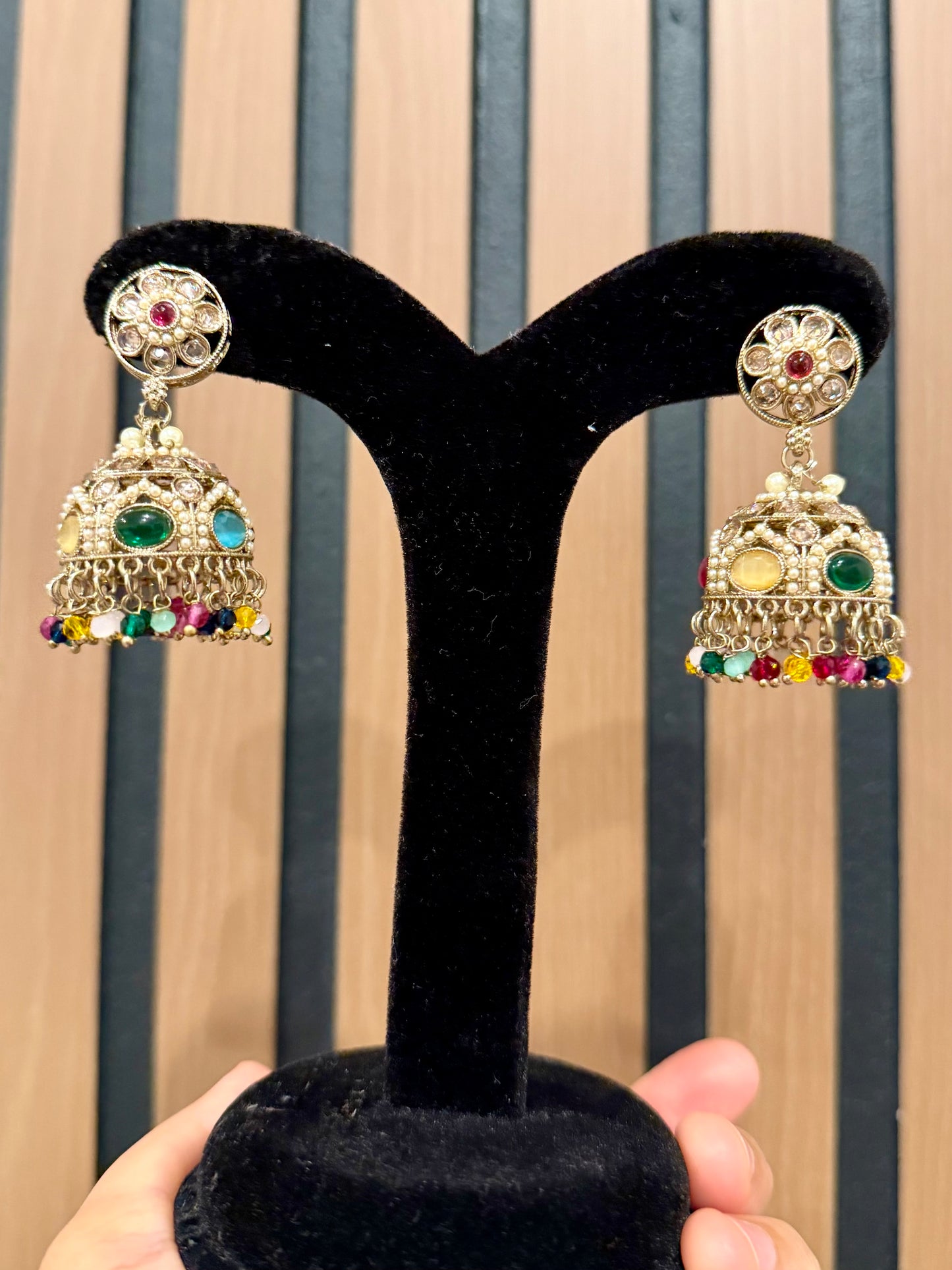 JHUMKI ANTIQUE POLISH