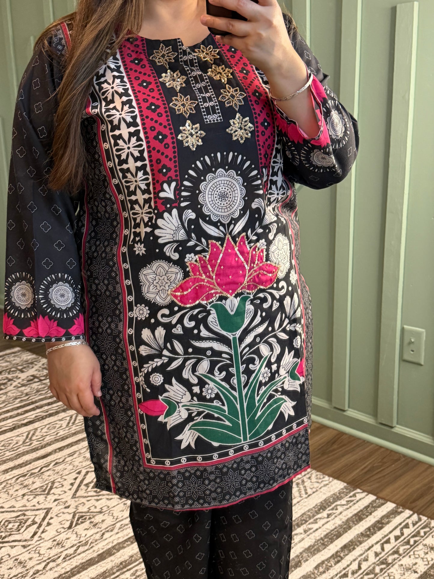 LINEN HANDWORK CO-ORD