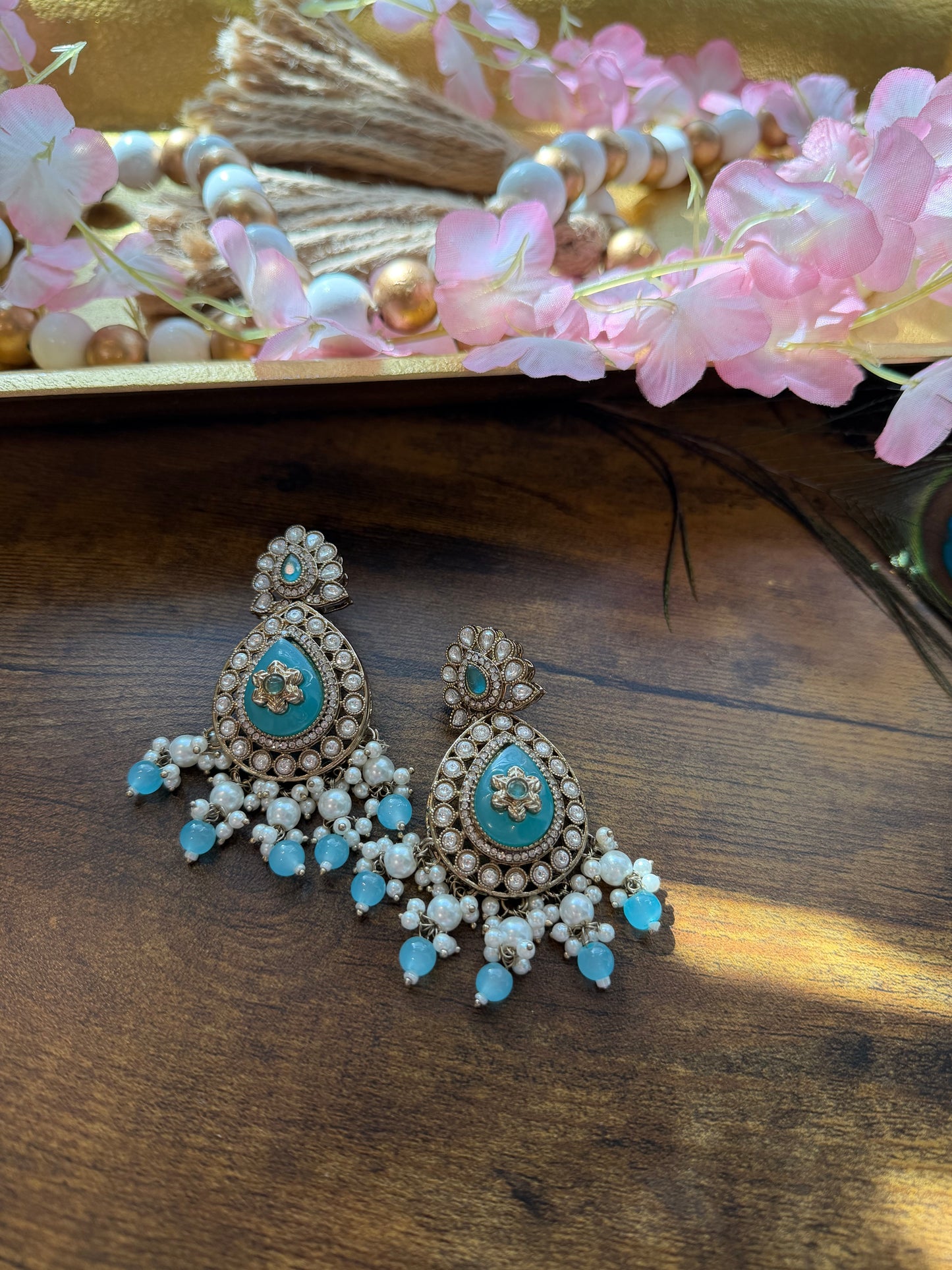Polki Kundan Earrings