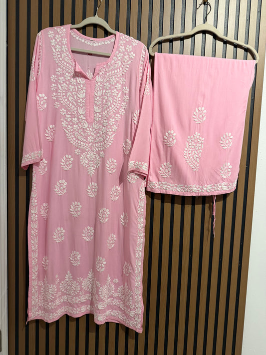 CHIKANKARI RAYON PLAZO