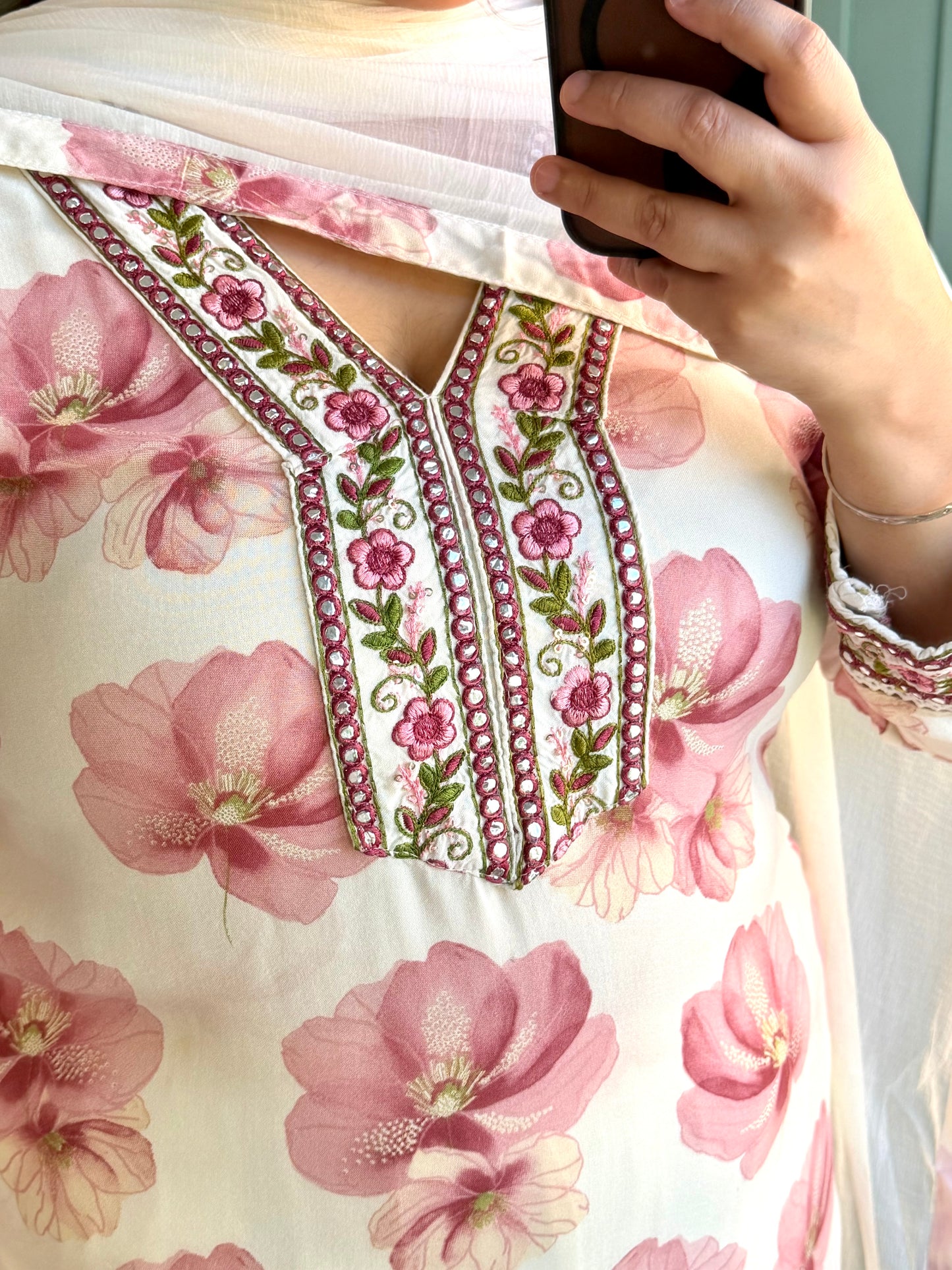 PURE VISCOSE RAYON THREE PIECE