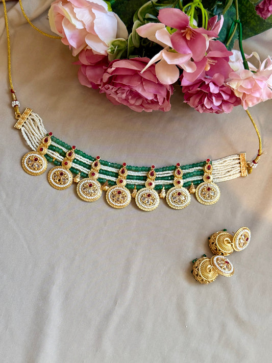 Kundan Set with Jhumki