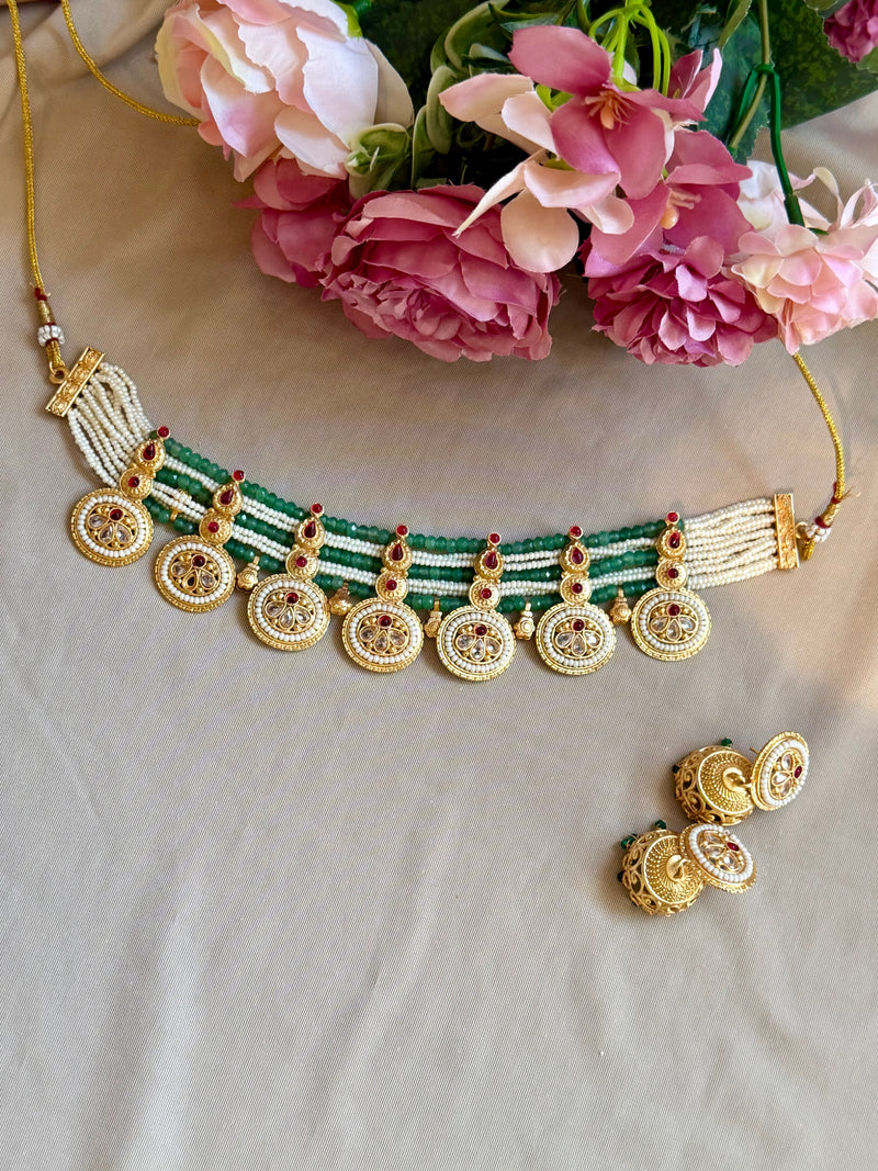 Kundan Set with Jhumki
