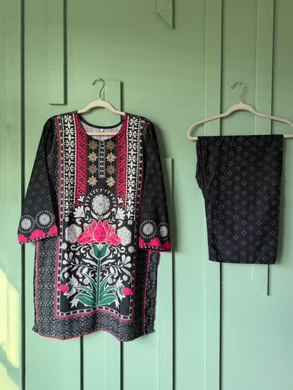 MUL COTTON HANDWORK CO-ORD
