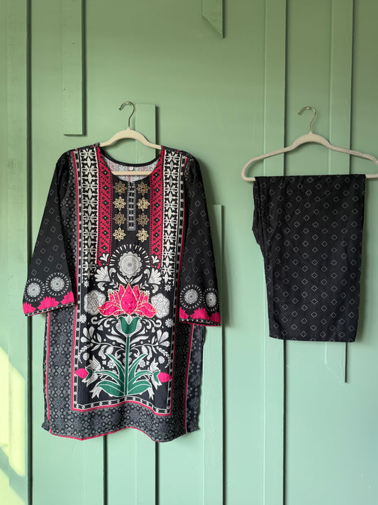 MUL COTTON HANDWORK CO-ORD