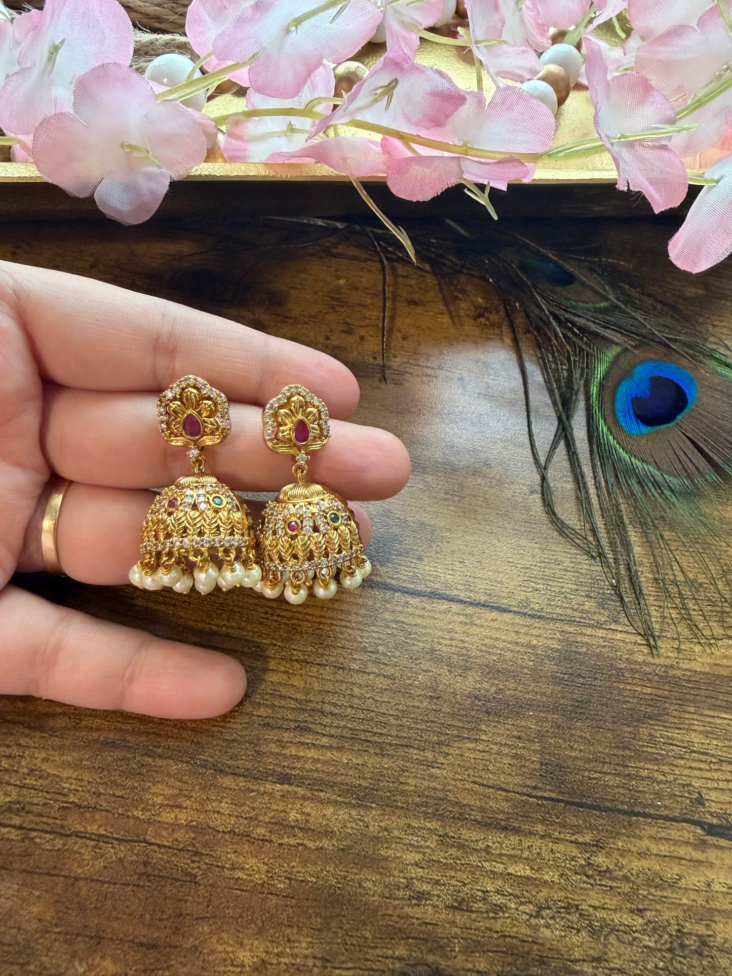 Gold Jhumki