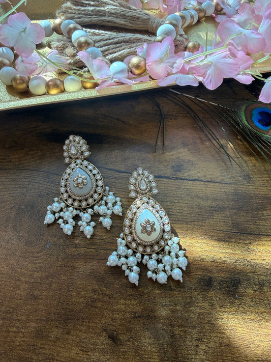 Polki Kundan Earrings