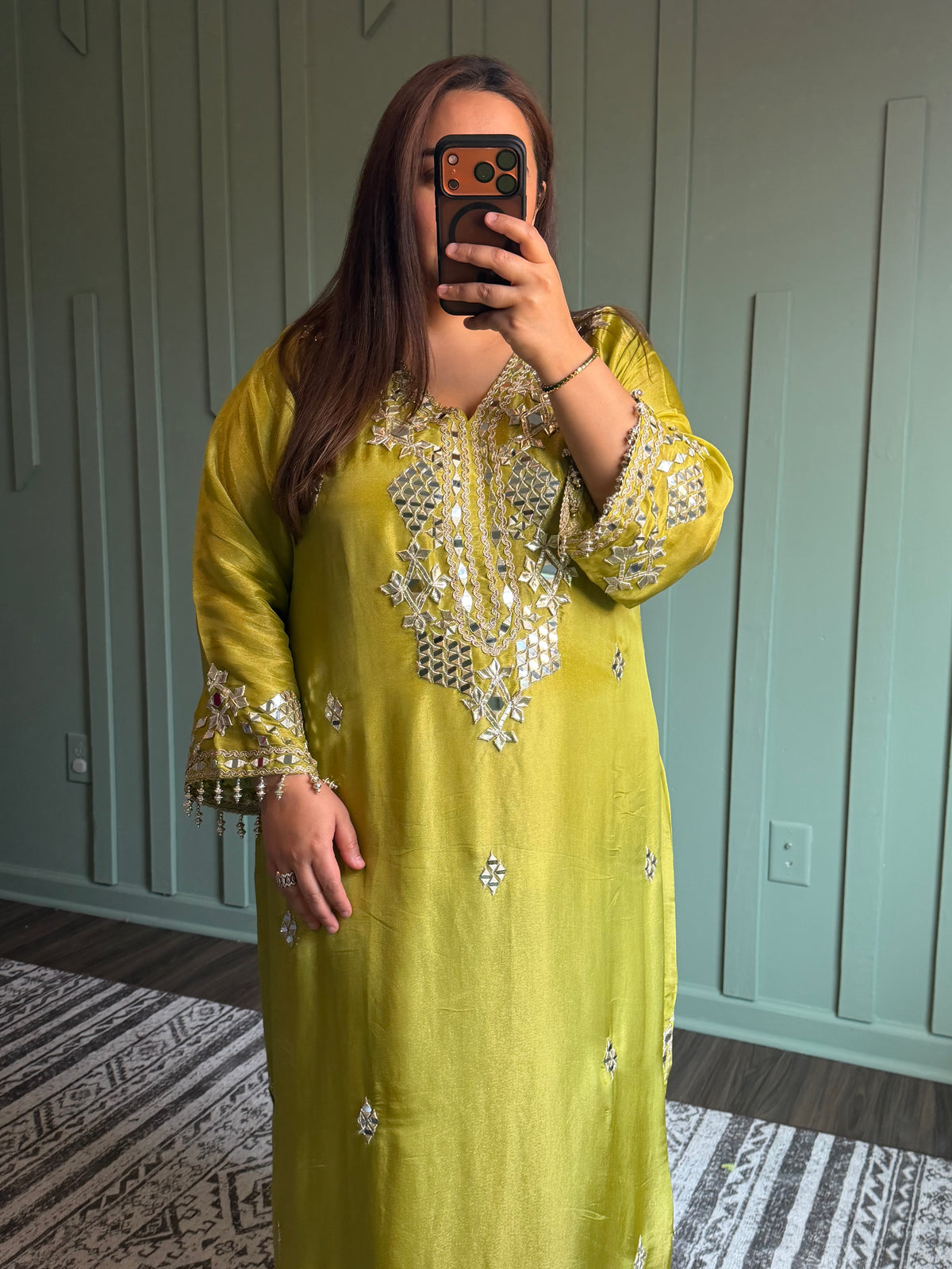 Long Phiran Three Piece