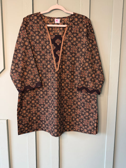 PURE COTTON SHORT KURTI