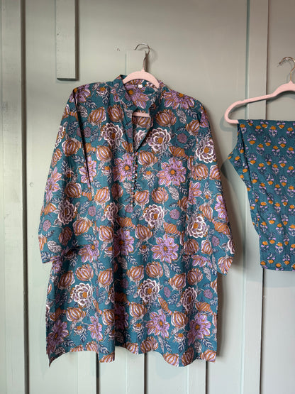 PURE COTTON FLORAL CO-ORD