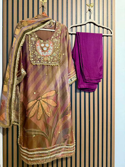 Naina Shimmer Suit