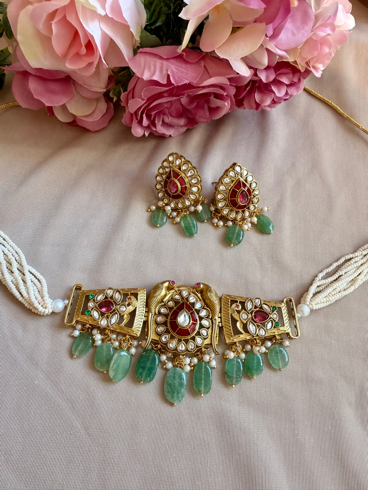 Pachi Kundan Choker Brand Inspired