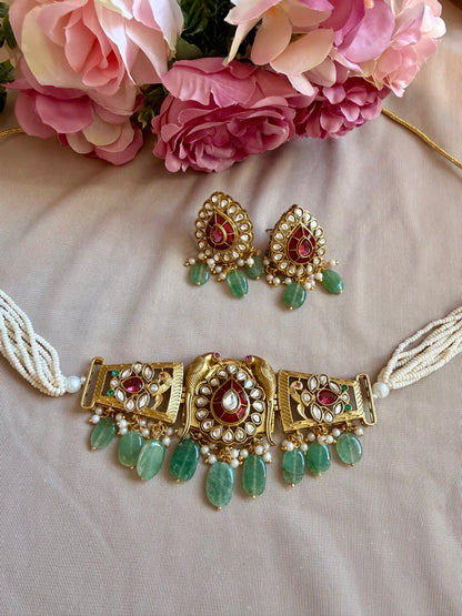 Pachi Kundan Choker Brand Inspired