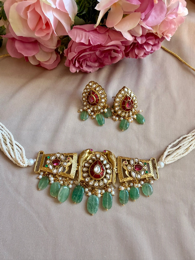 Pachi Kundan Choker Brand Inspired