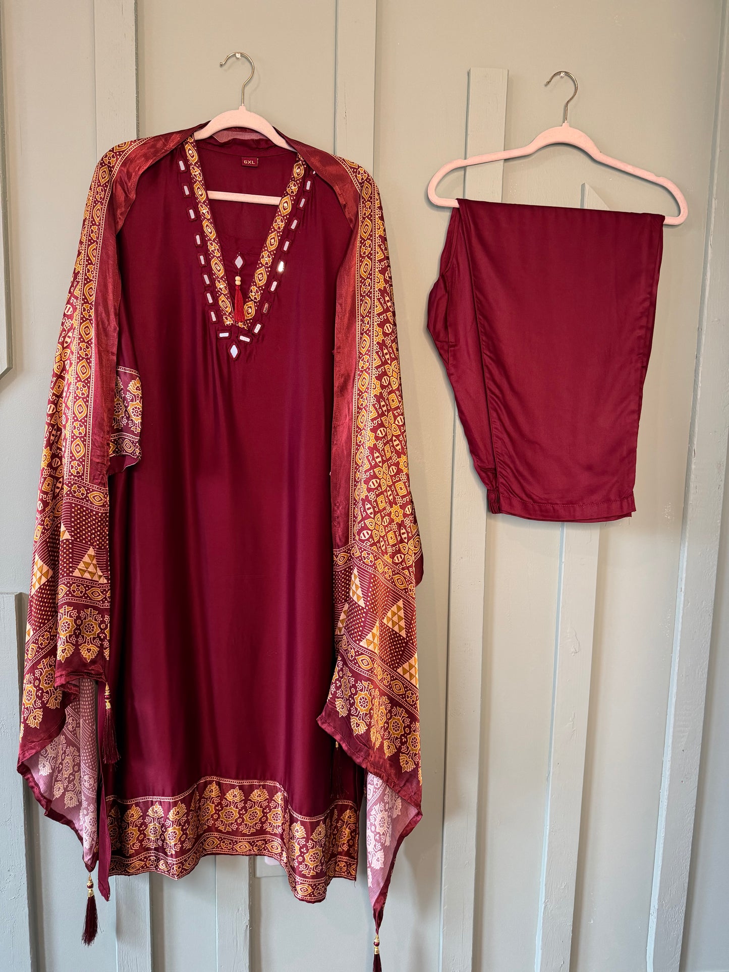 AJRAK GAJJI SILK SUIT