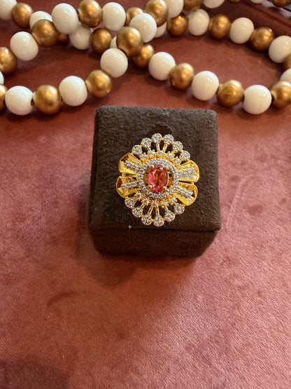 GOLD PLATED RING