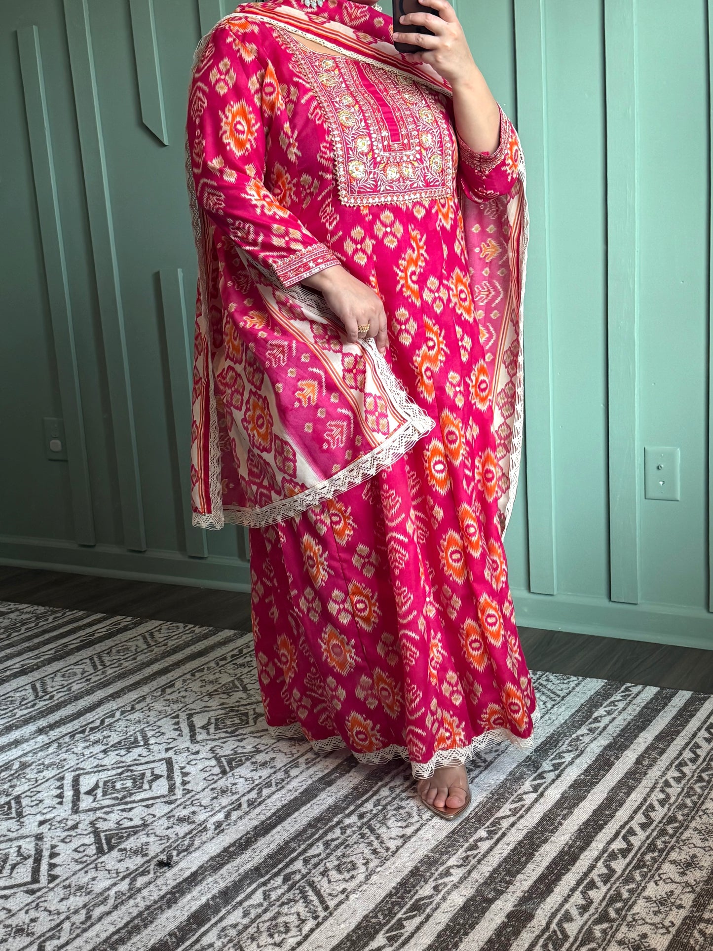 PURE COTTON ANARKALI