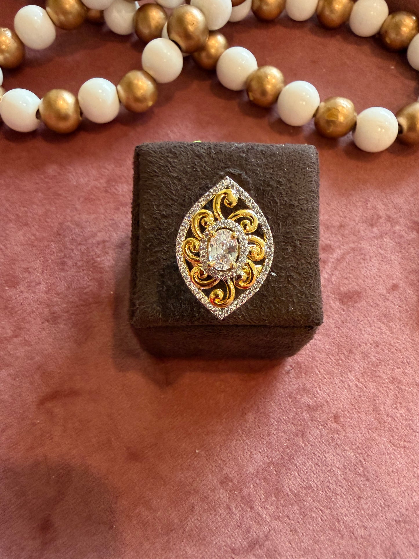 GOLD PLATED RING