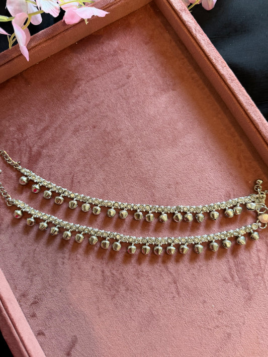 SILVER ANKLETS