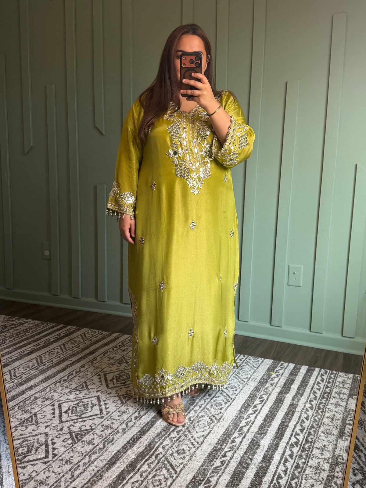 Long Phiran Three Piece