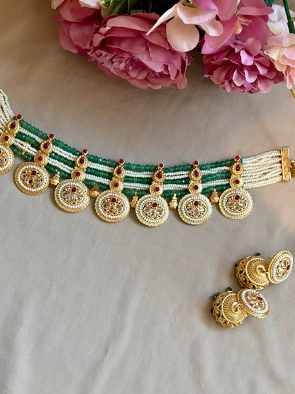 Kundan Set with Jhumki