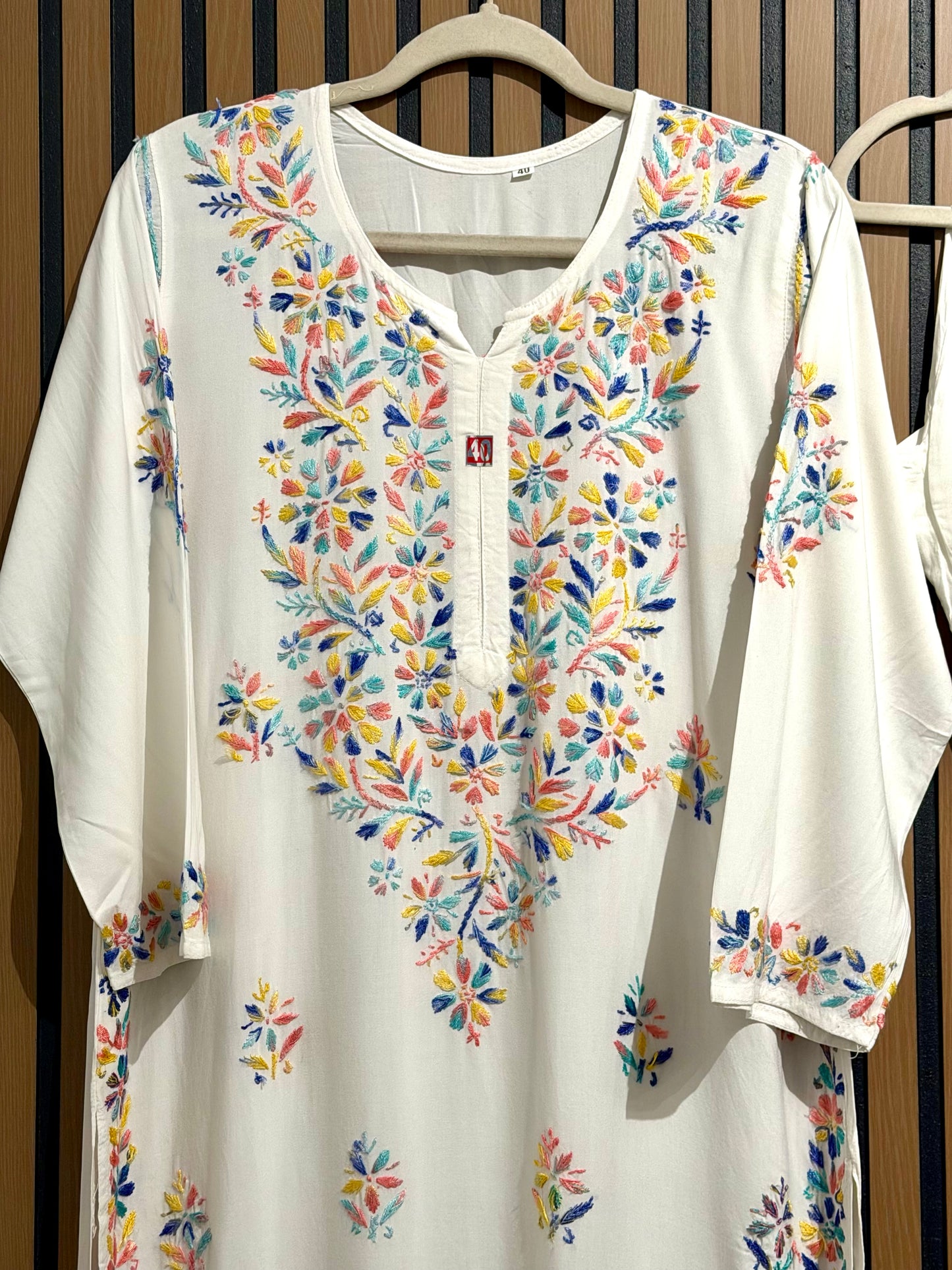 RAYON MULTI THREAD CHIKANKARI PLAZO