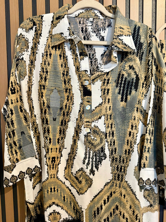 Ikat Rayon Co Ord