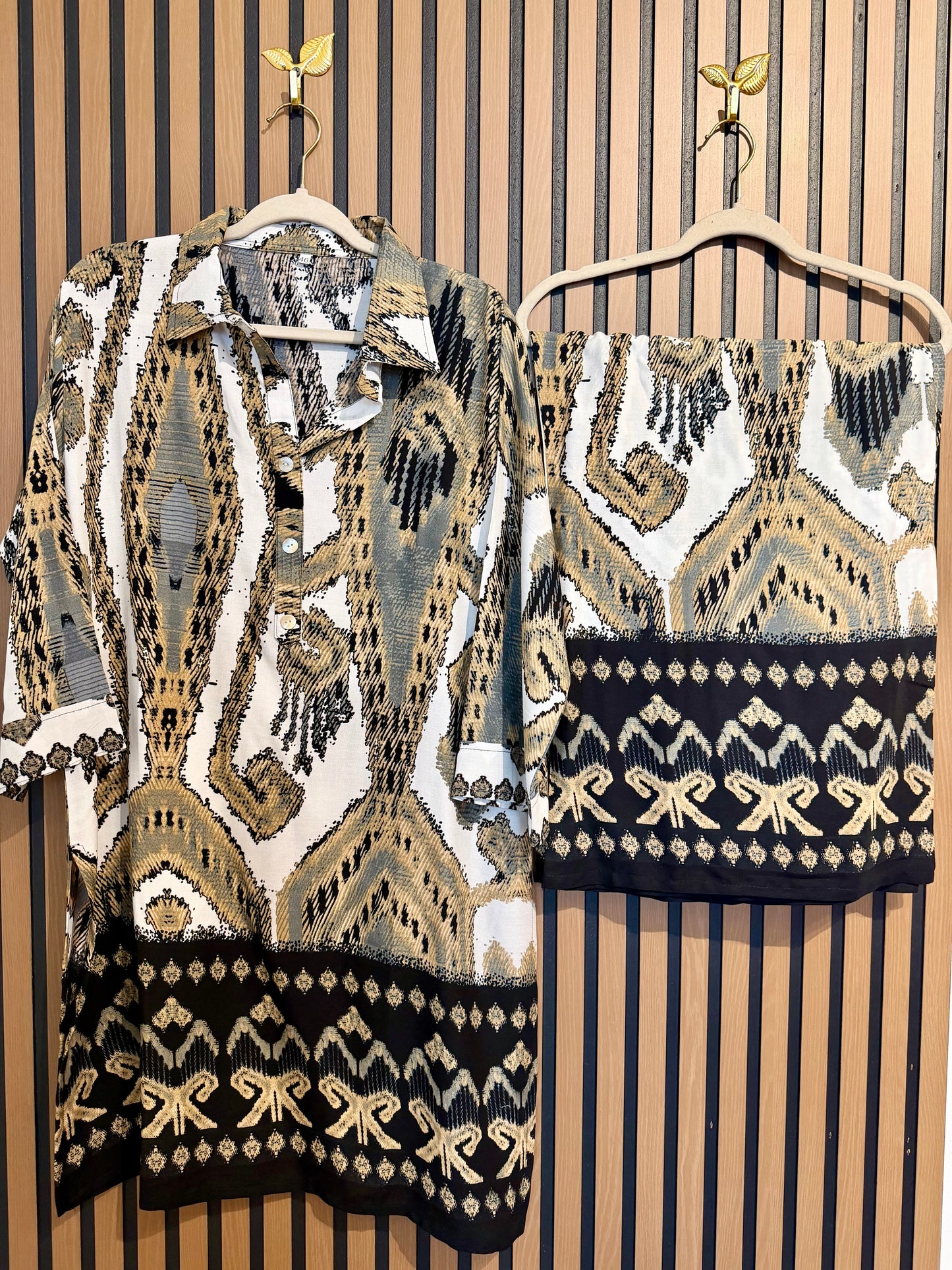 Ikat Rayon Co Ord