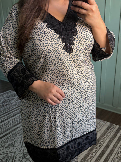 Geometric Print Rayon Co ord