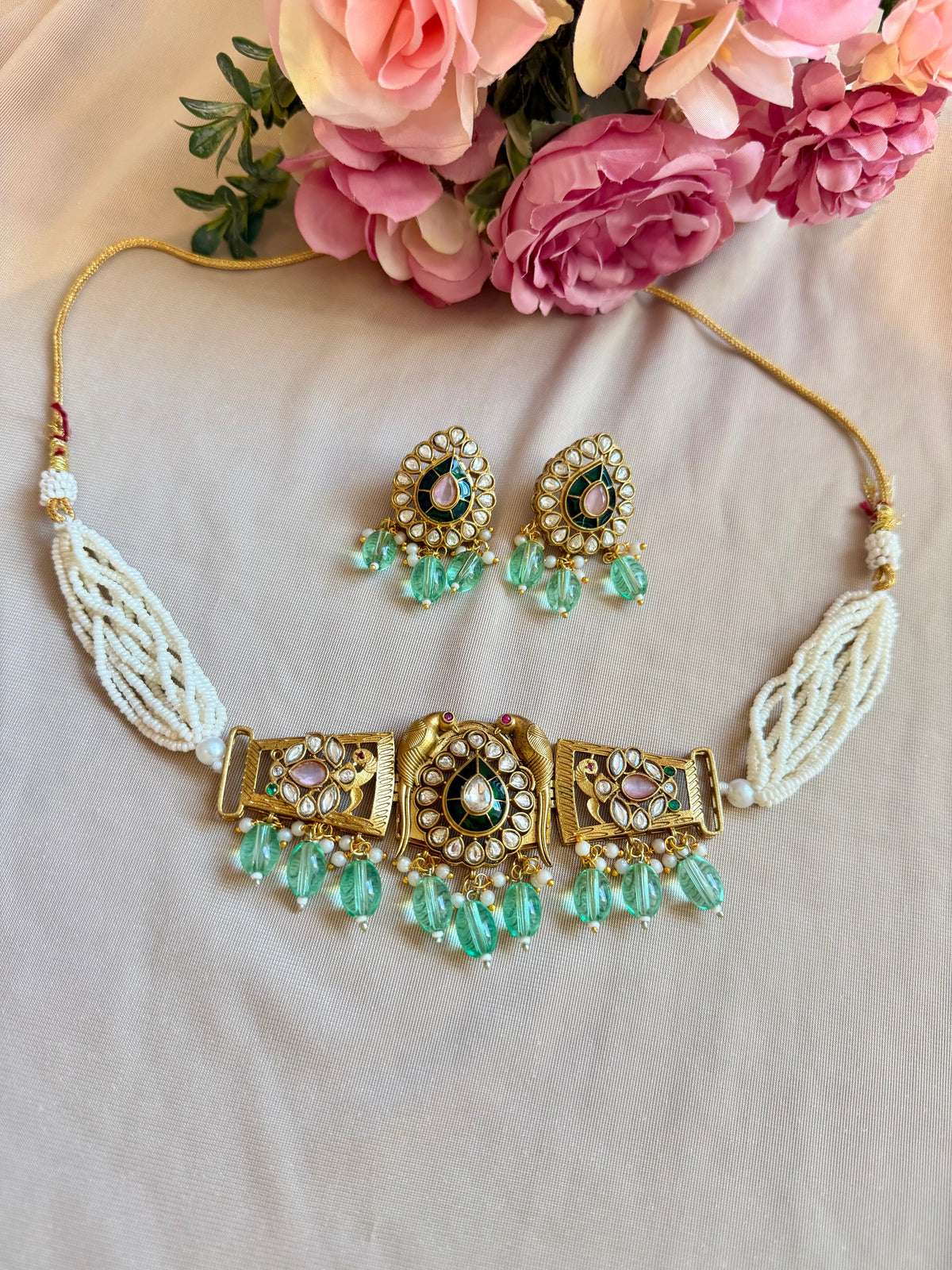 Pachi Kundan Choker Brand Inspired