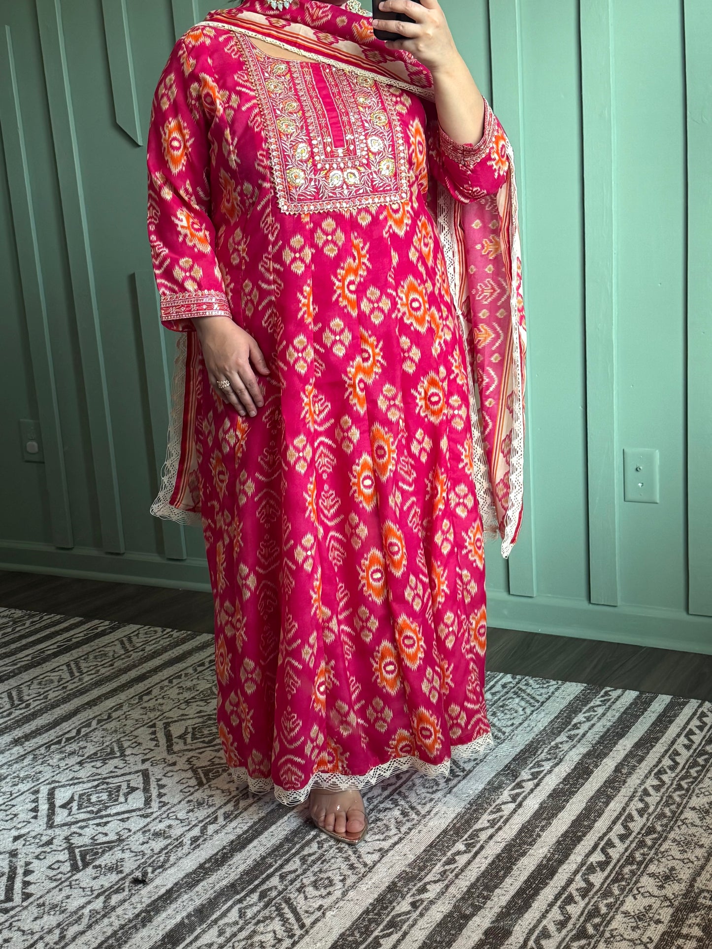 PURE COTTON ANARKALI