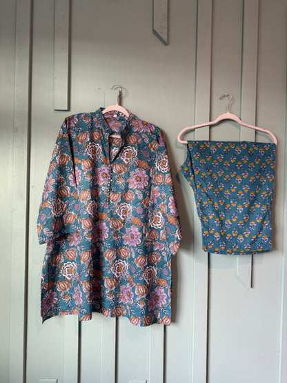 PURE COTTON FLORAL CO-ORD