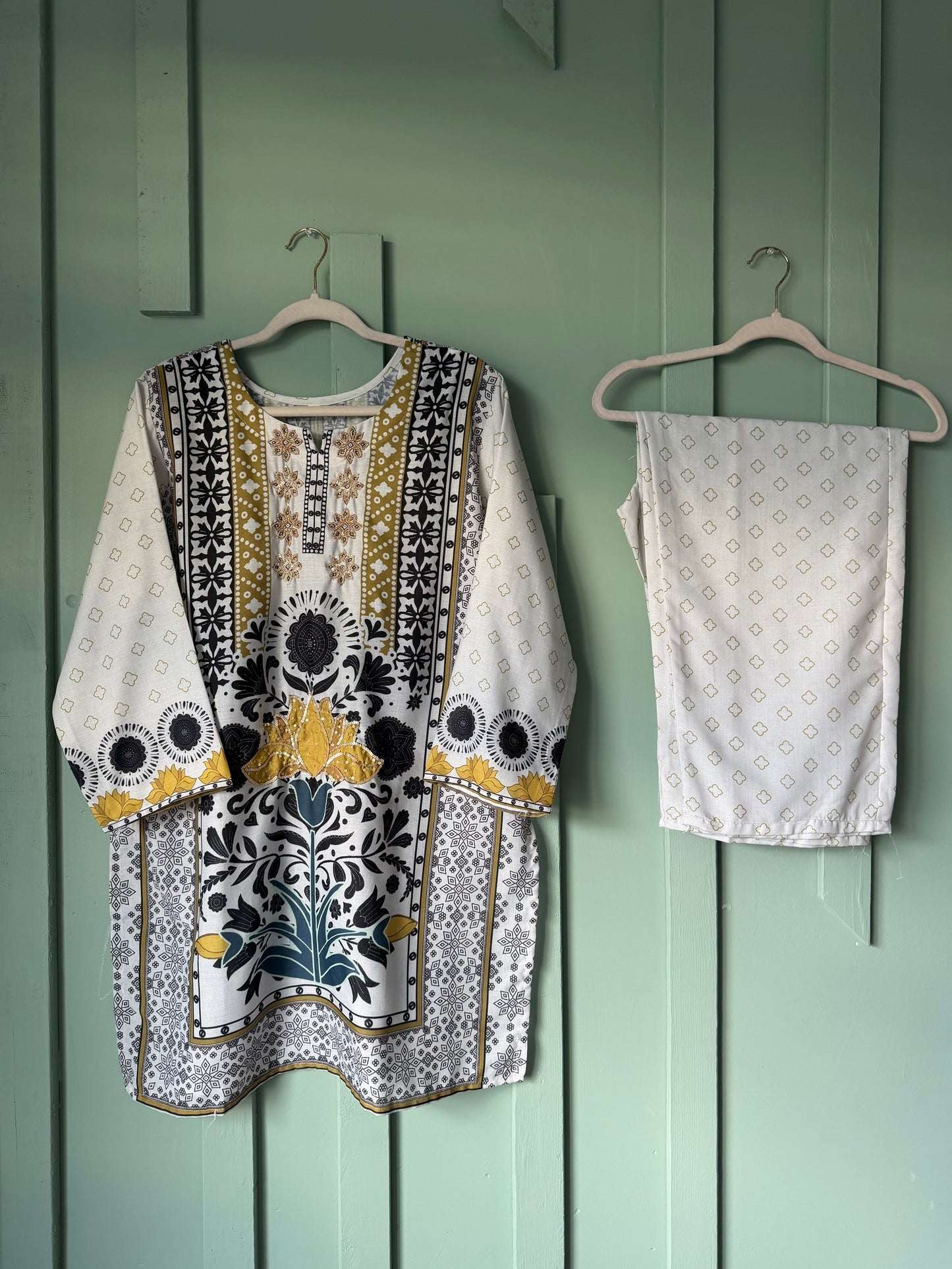 MUL COTTON HANDWORK CO-ORD
