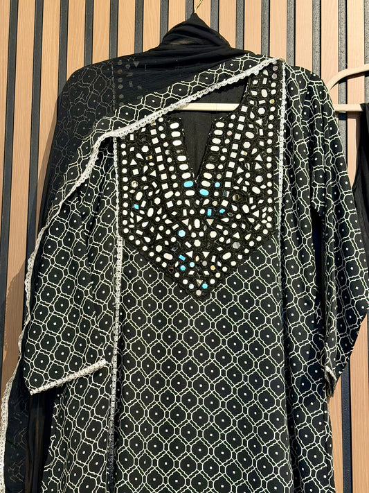 Mirror A Line Silk Suit