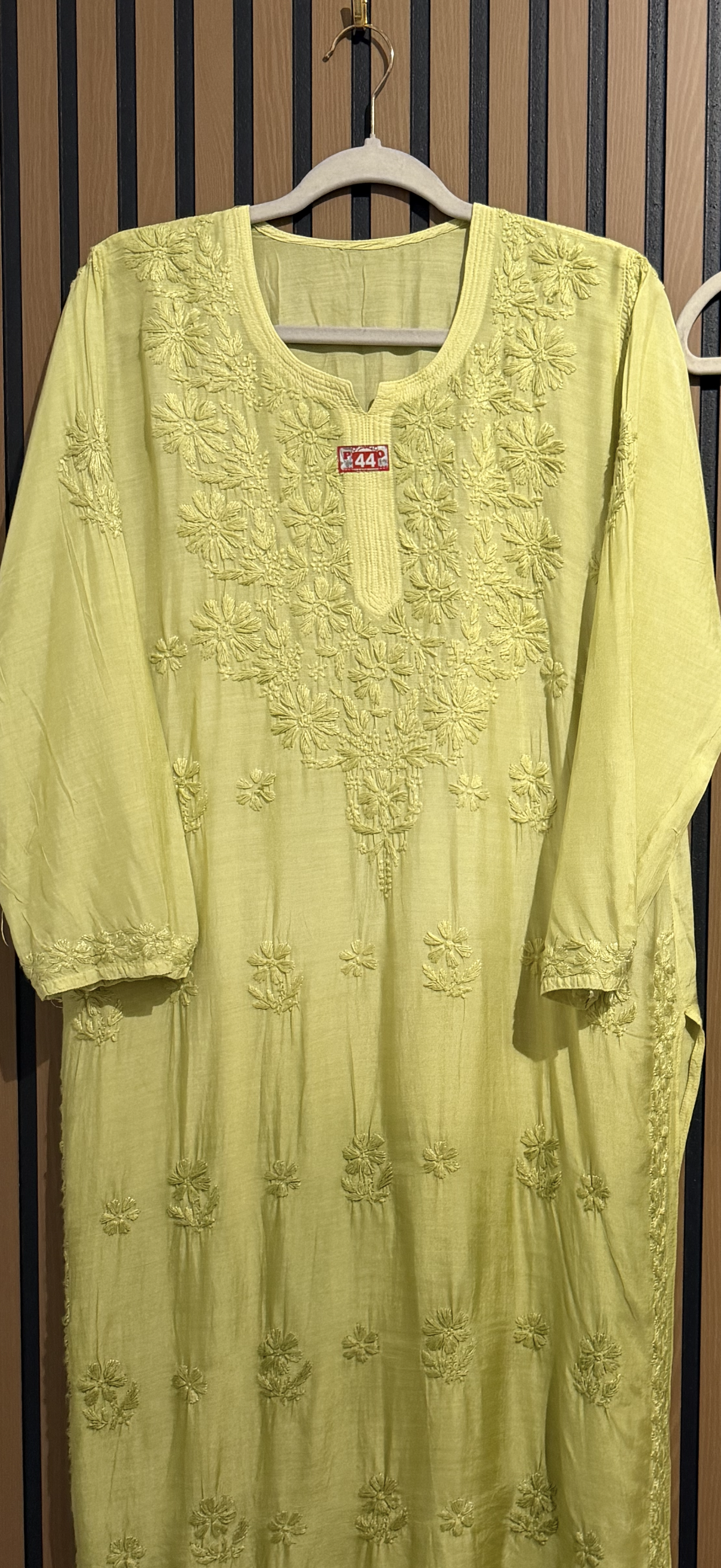 GREEN OMBRÉ MODAL MUSLIN SET